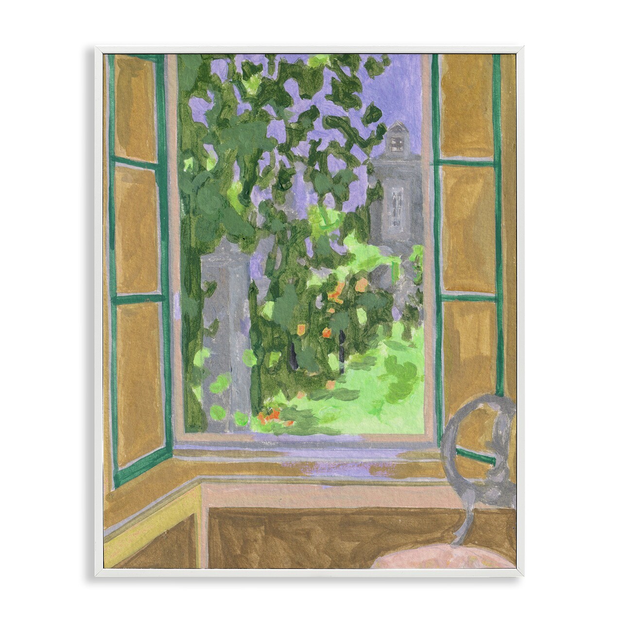 Stupell Industries Seat For Spring Expression Framed Giclee, design by Melissa Wang